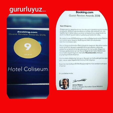 Hotel Coliseum İstanbul Dış mekan fotoğraf